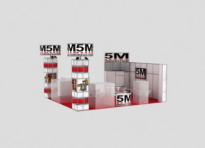 Modüler Fuar Standı | 5M indüksiyon Sistemleri